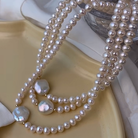 12mm Baroque Pearl Necklace