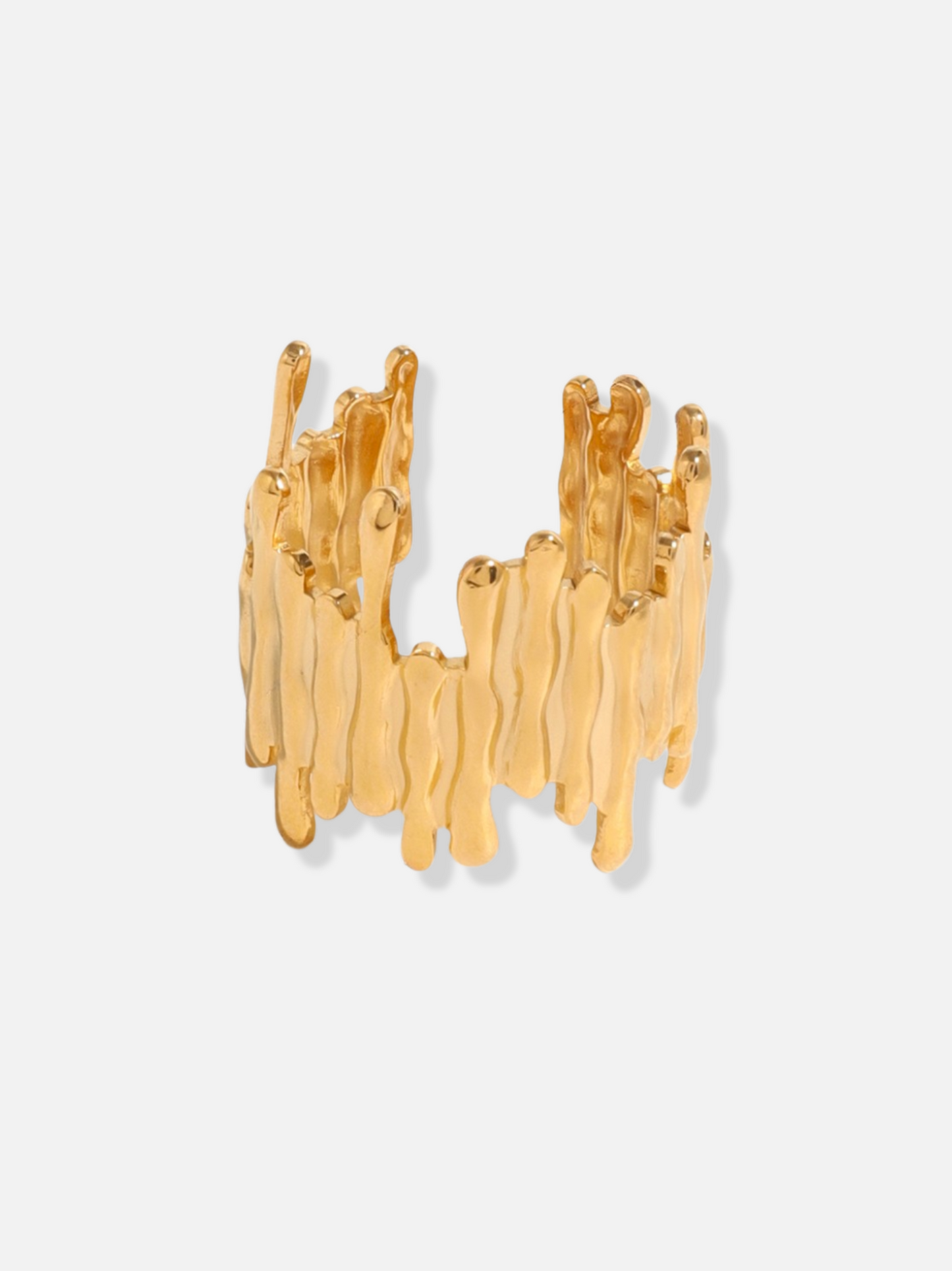 Aza Adjustable Gold Ring Set