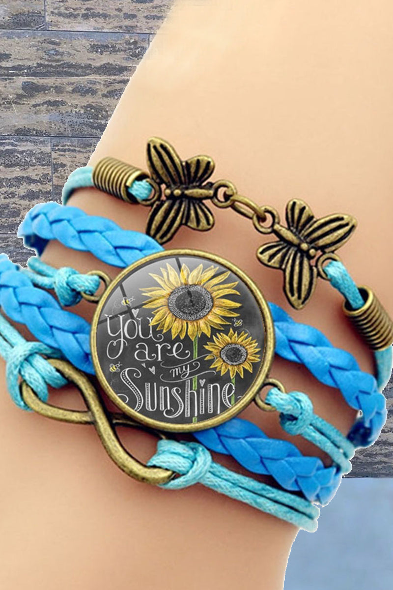 Daily Letter Patchwork Bracelets