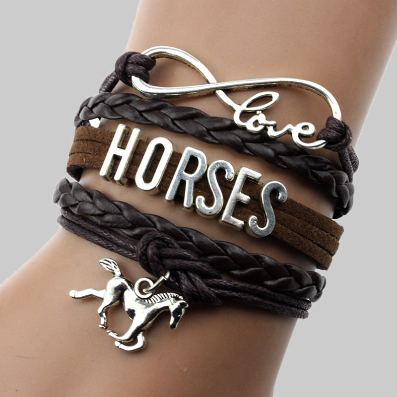 Daily Letter Patchwork Bracelets