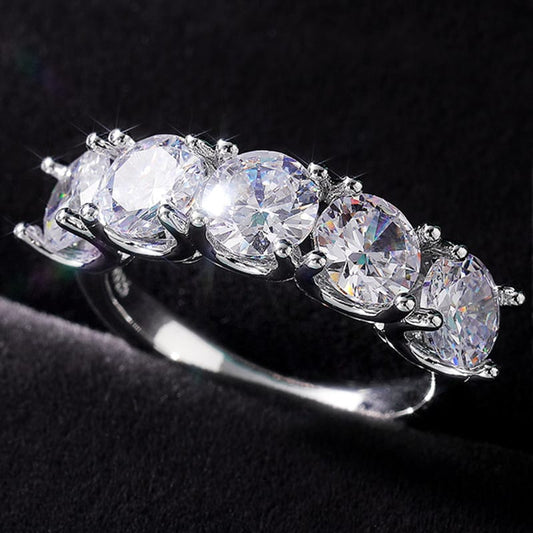 Pentacle of Light Crystal Ring