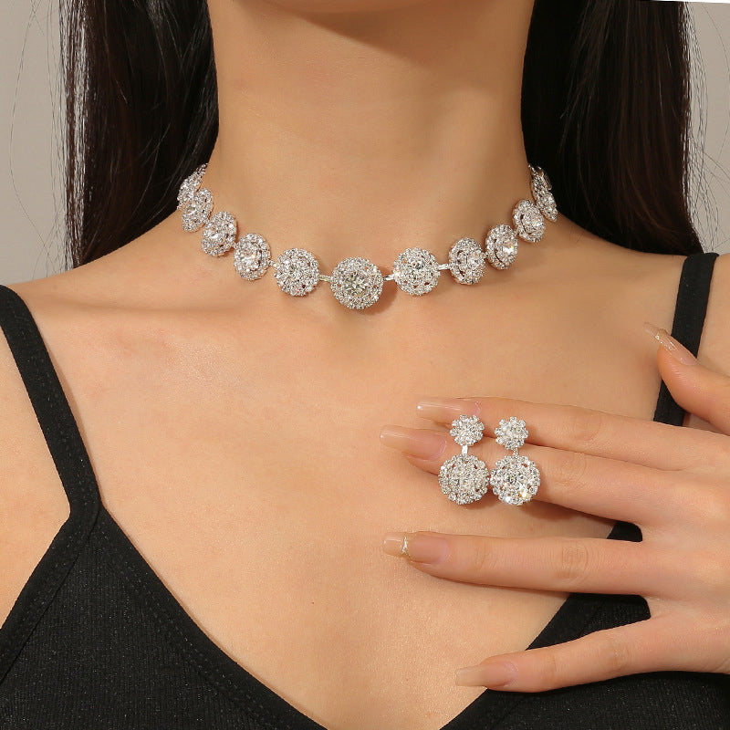 Simplicity Formal Rhinestone (with Necklaces & Earrings)