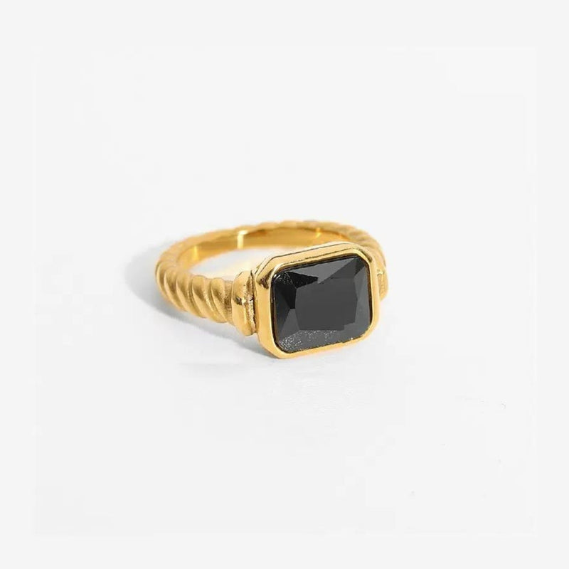Natsumi Baguette Gemstone Ring