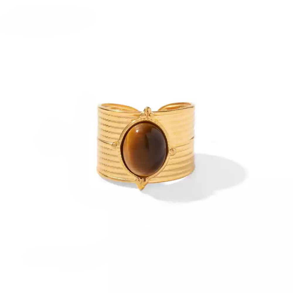 Jemma Natural Stone Ring