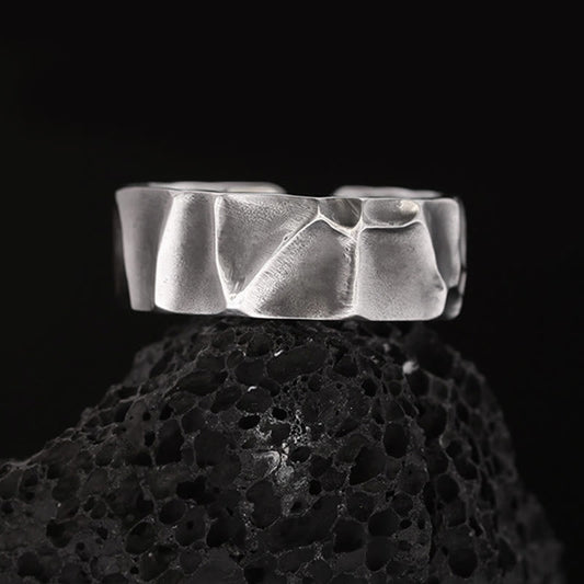 Adjustable Sterling Silver Spiritual Protection Ring