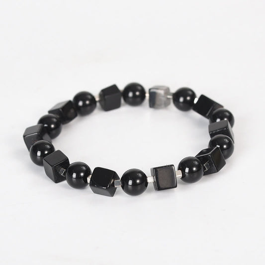 Obsidian Purification Bracelet for Energy Clearing