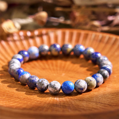 Buddha Stone Various Crystals Malachite Lazurite Lapis Lazuli Hemimorphite Calmness Bracelet