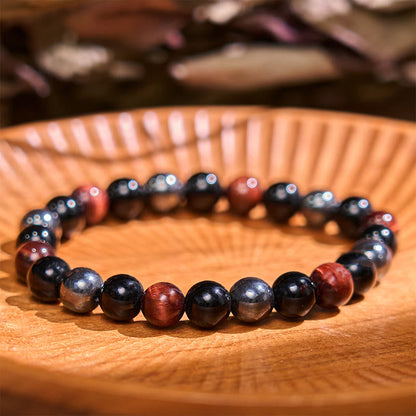 Buddha Stone Various Crystals Malachite Lazurite Lapis Lazuli Hemimorphite Calmness Bracelet