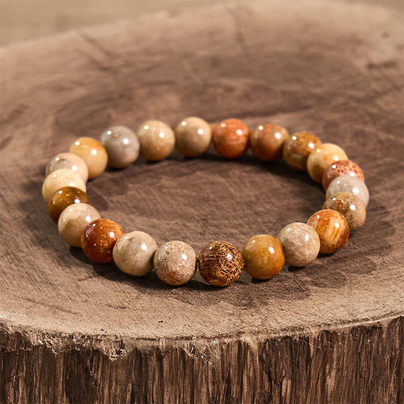 Buddha Stone Various Crystals Malachite Lazurite Lapis Lazuli Hemimorphite Calmness Bracelet