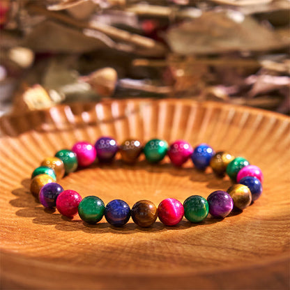 Buddha Stone Various Crystals Malachite Lazurite Lapis Lazuli Hemimorphite Calmness Bracelet