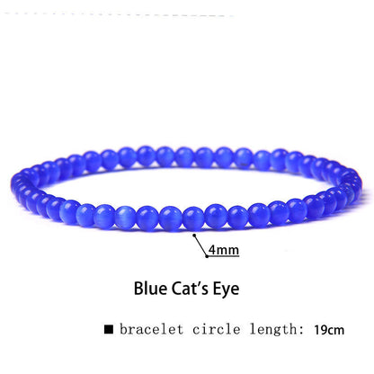 Buddha Stones 4mm Various Stone Crystal Mini Beads Healing Bracelet