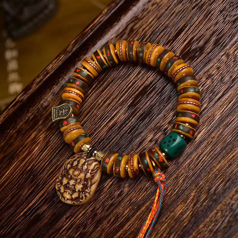 Camel Bone Spiritual Protection Bracelet 14-16cm