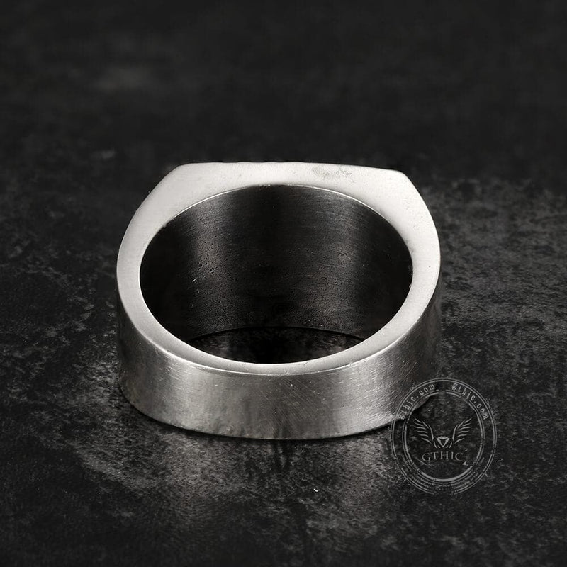 1776 Crossed Guns Sterling Silver Ring
