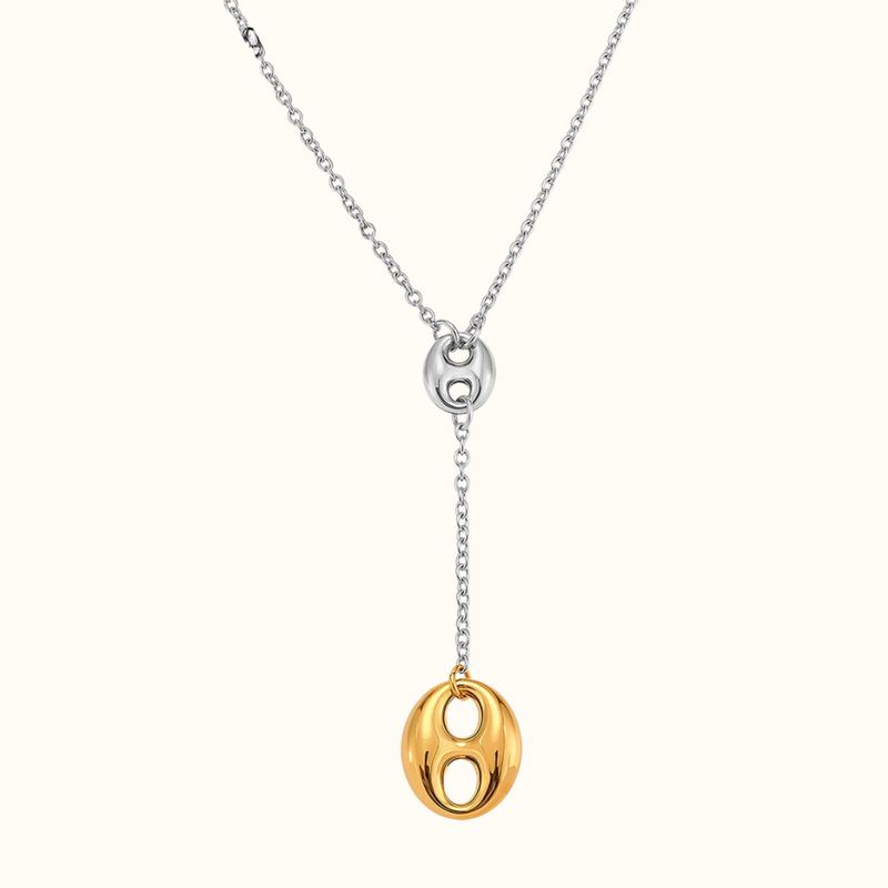Geovanna Oval Link Y-chain Necklace