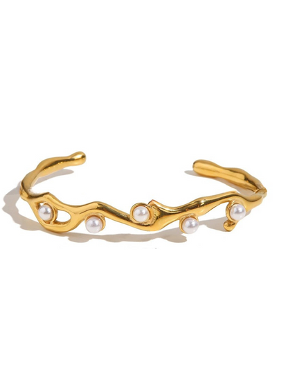 Eiliyah Pearl Cuff Bracelet