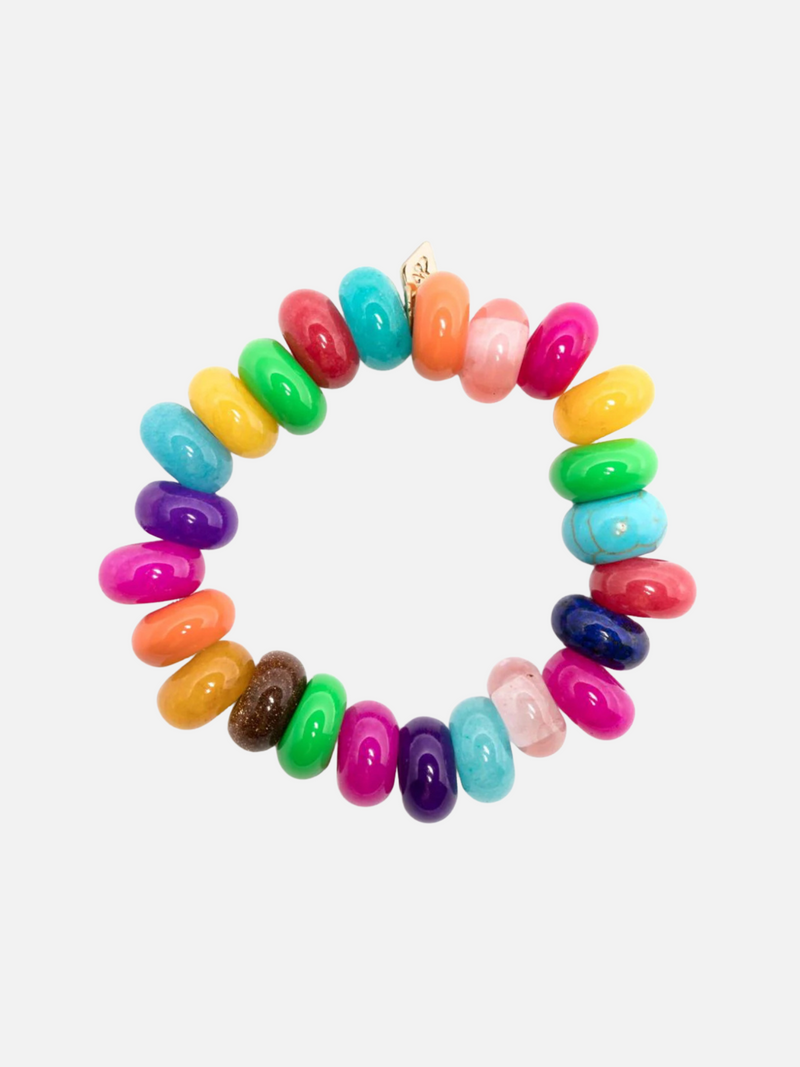 Nova Rainbow Gemstone Bead Bracelet