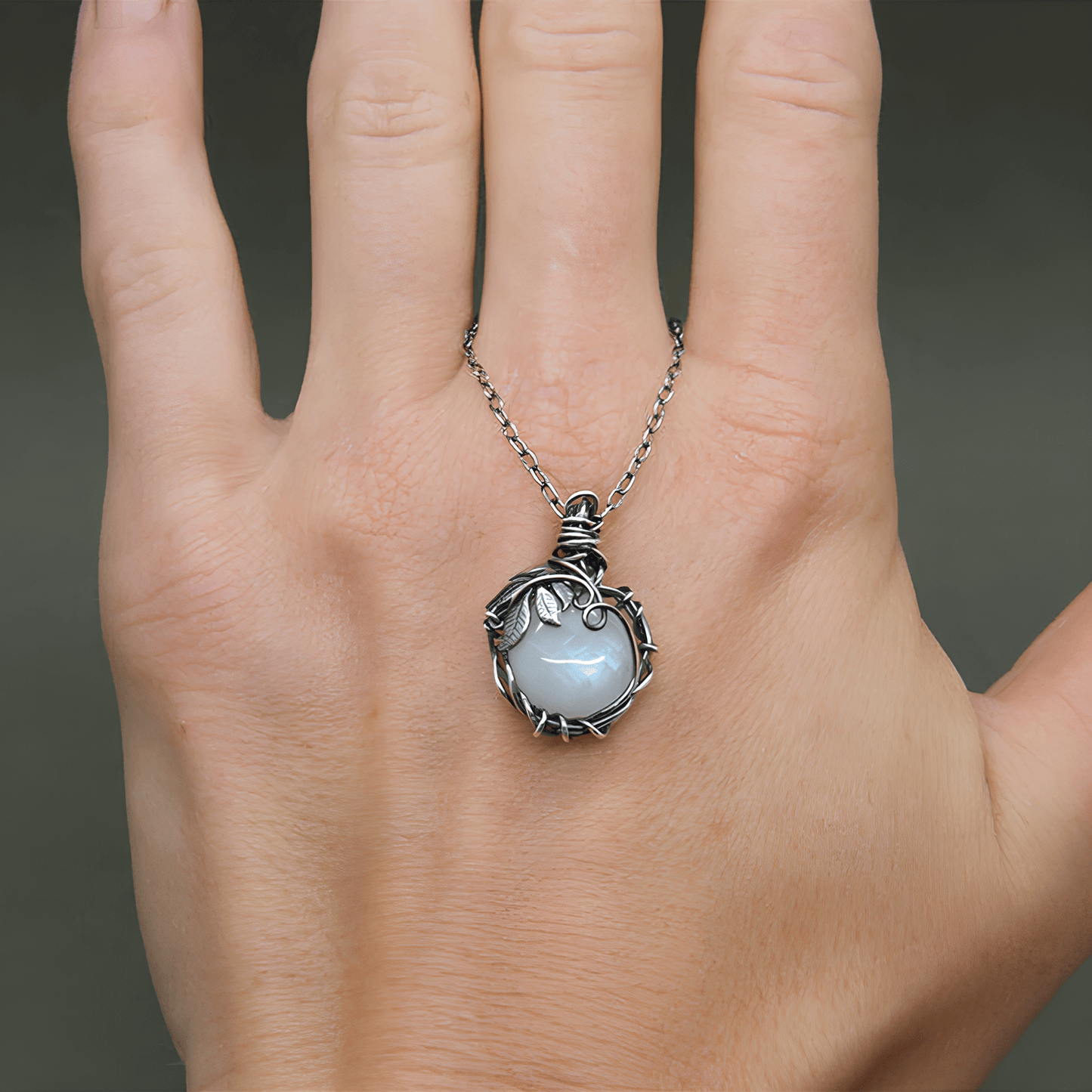 Lunar Enchantment Moonstone Necklace