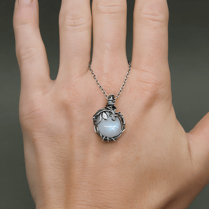 Lunar Enchantment Moonstone Necklace