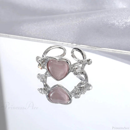 Dark Animal Butterfly Zircon Star Ring
