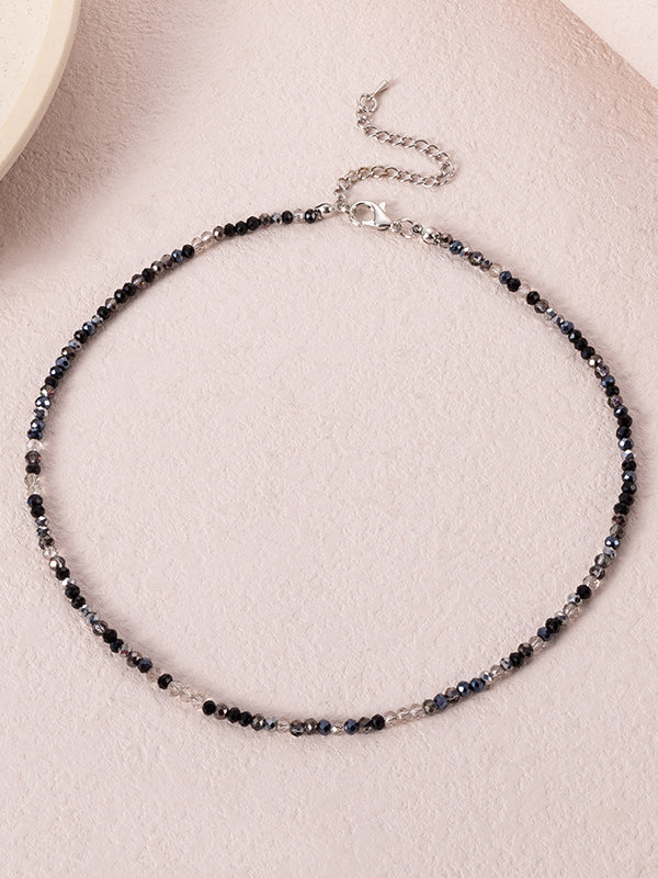Beaded Multi-colored Dainty Necklace Necklaces Accessories