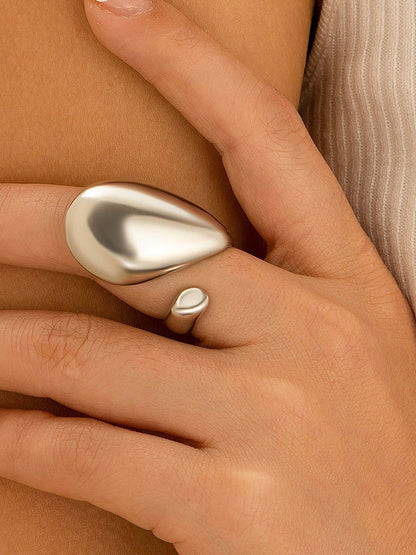 Geometric Ringent Shiny Rings Accessories