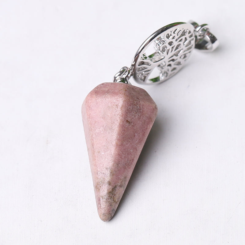 2.2" Multi-stone Arrowhead Pendant for Spiritual Energy