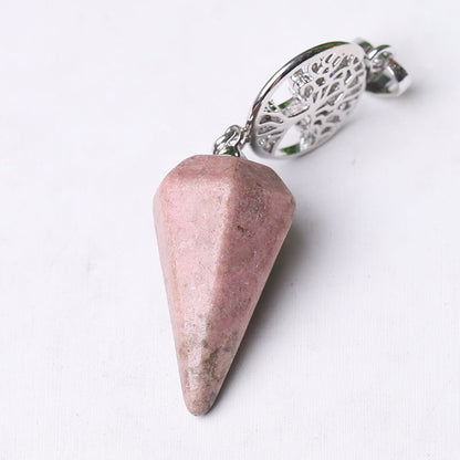 2.2" Multi-stone Arrowhead Pendant for Spiritual Energy