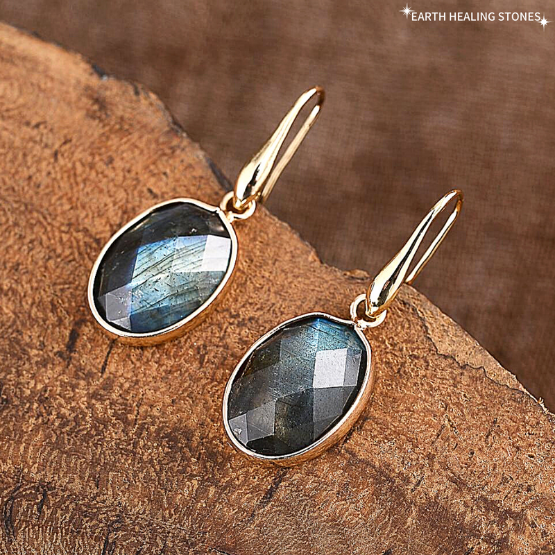 Sparkling Labradorite Earrings