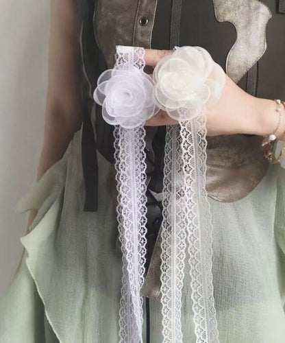 Modern White Lace Hollow Out Necklace
