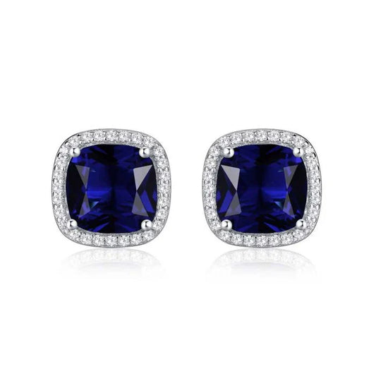 Gemstone Stud Earrings