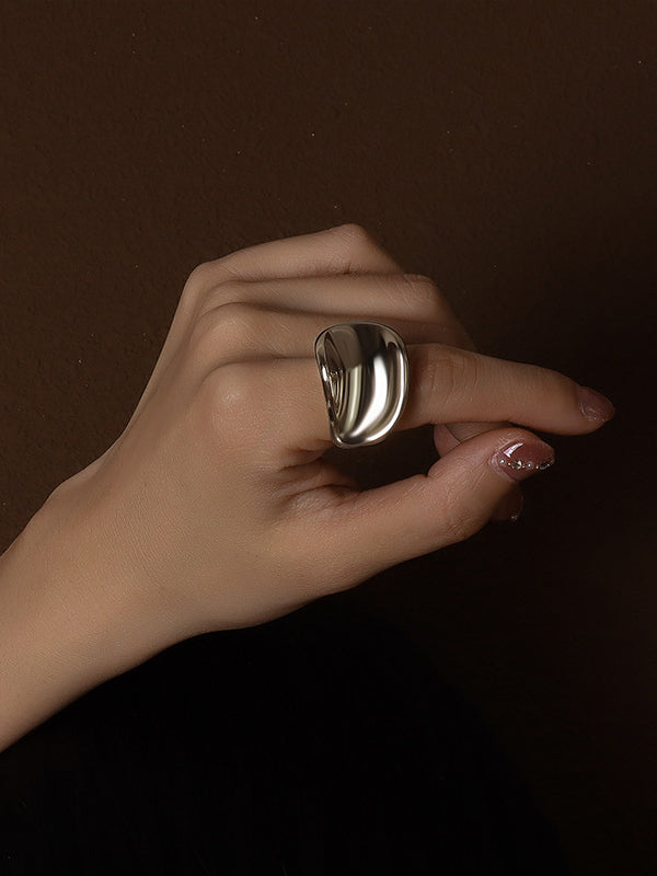 Geometric Color Rings Accessories