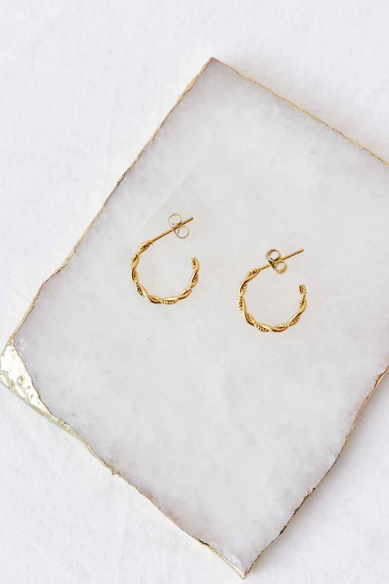 18k Gold Plated Angelic Feeling Earrings