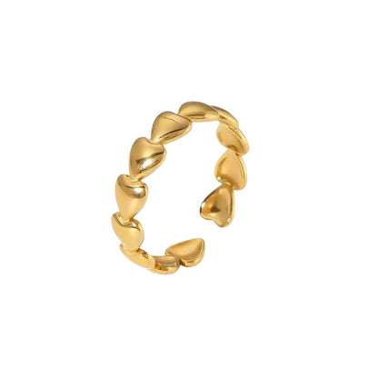 Bailee 18k Pleated Band Ring