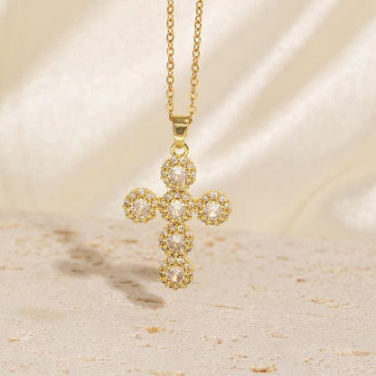Zircon Crosses Designer Necklaces