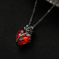 Rosebound Heart of Ember Necklace