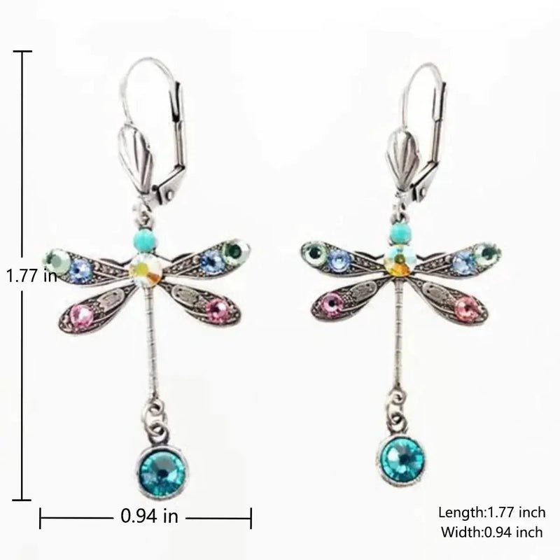 Carved Dragonfly Earrings