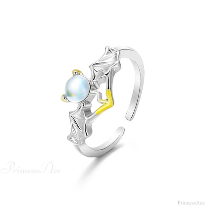 Dark Animal Butterfly Zircon Star Ring