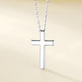 Dainty Cross Pendant Necklace for Mom, Christian Faith Pendant Necklace Gift