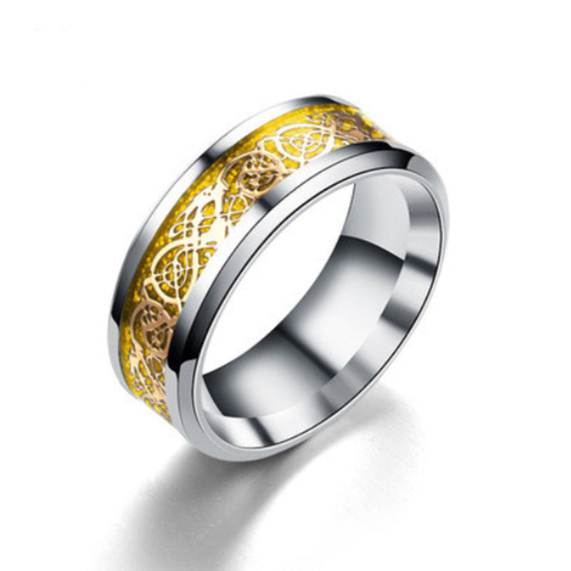 Steel Dragon Ring