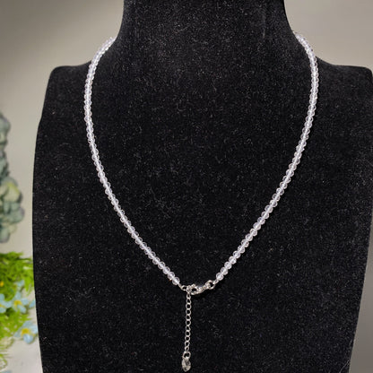 2mm Mixed Crystal Faceted Spiritual Necklace Healing Energy