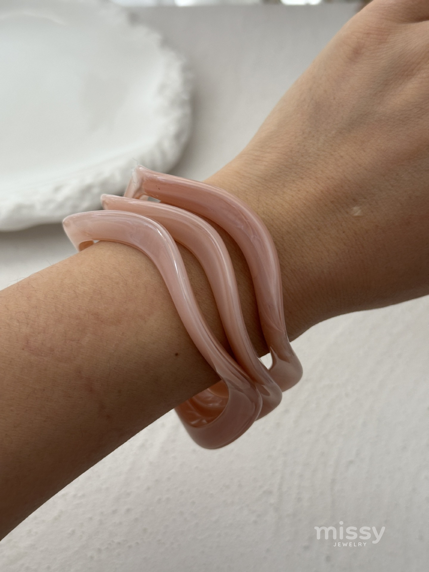 Marie Resin Bracelet Set