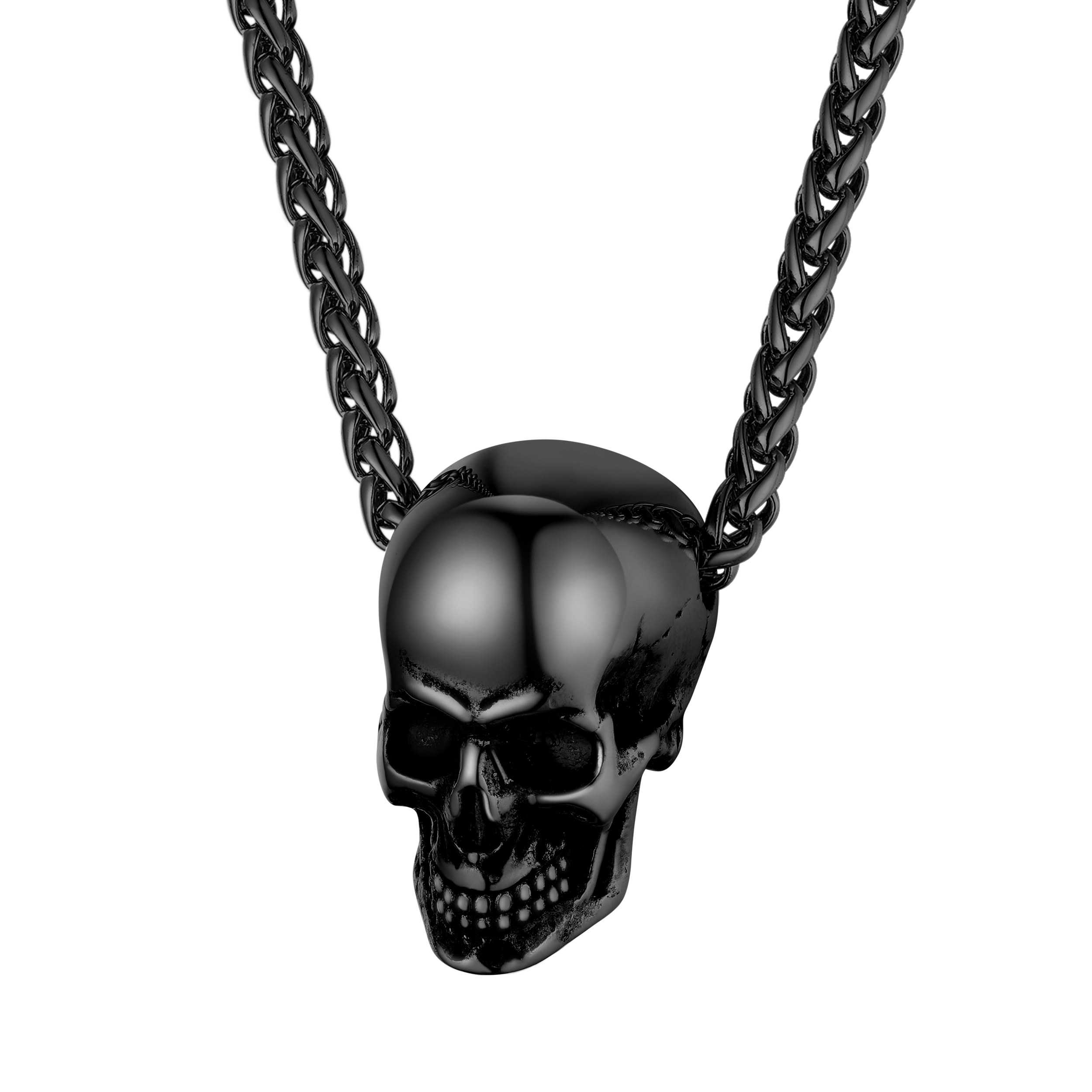 Gothic Skull Necklace Pendant for