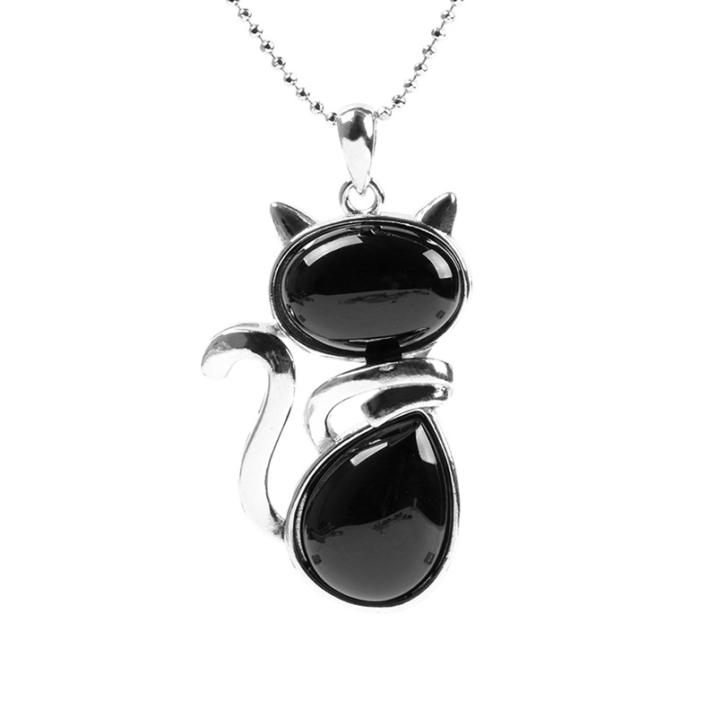 Mystic Feline Crystal Necklace
