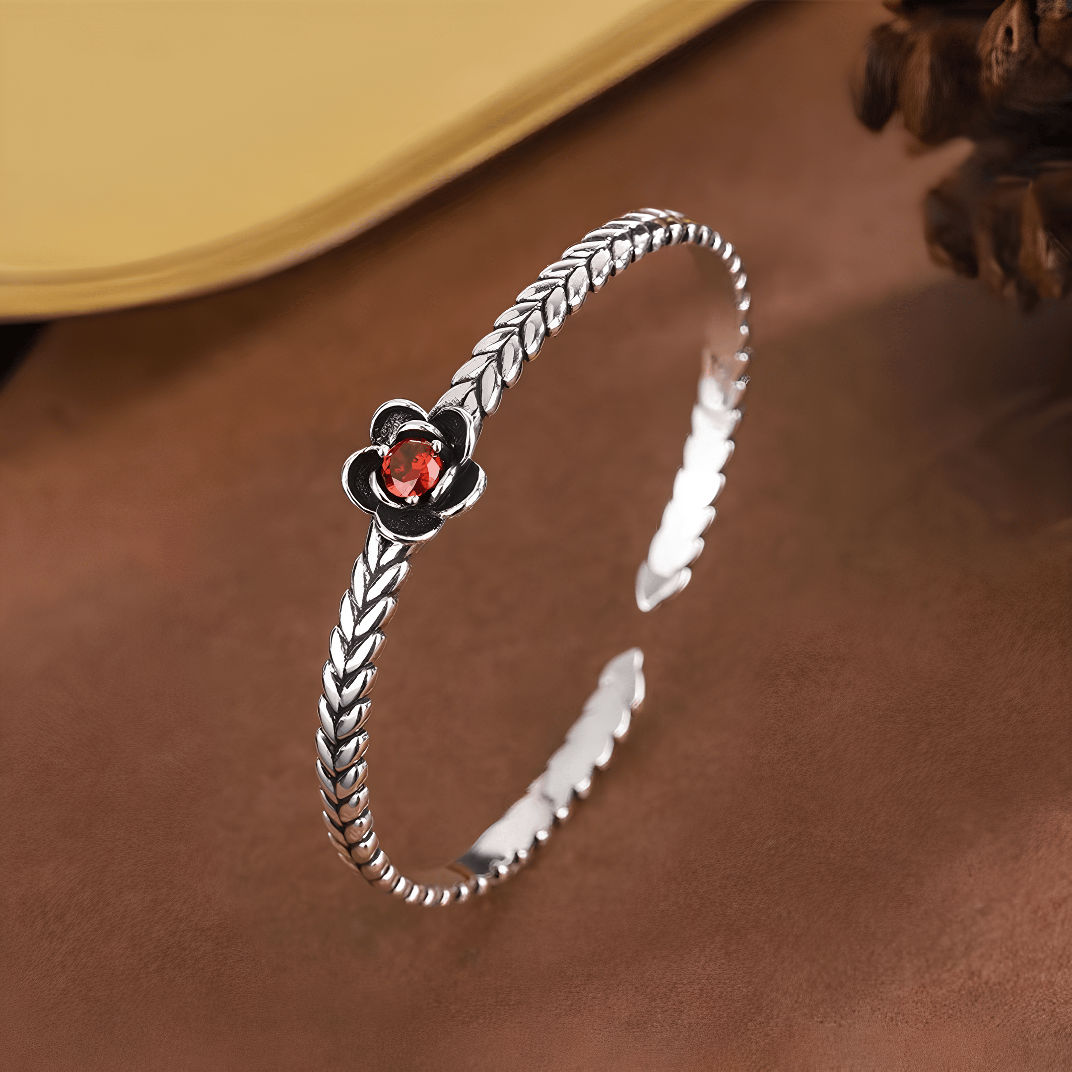 Blossomfire Woven Cuff