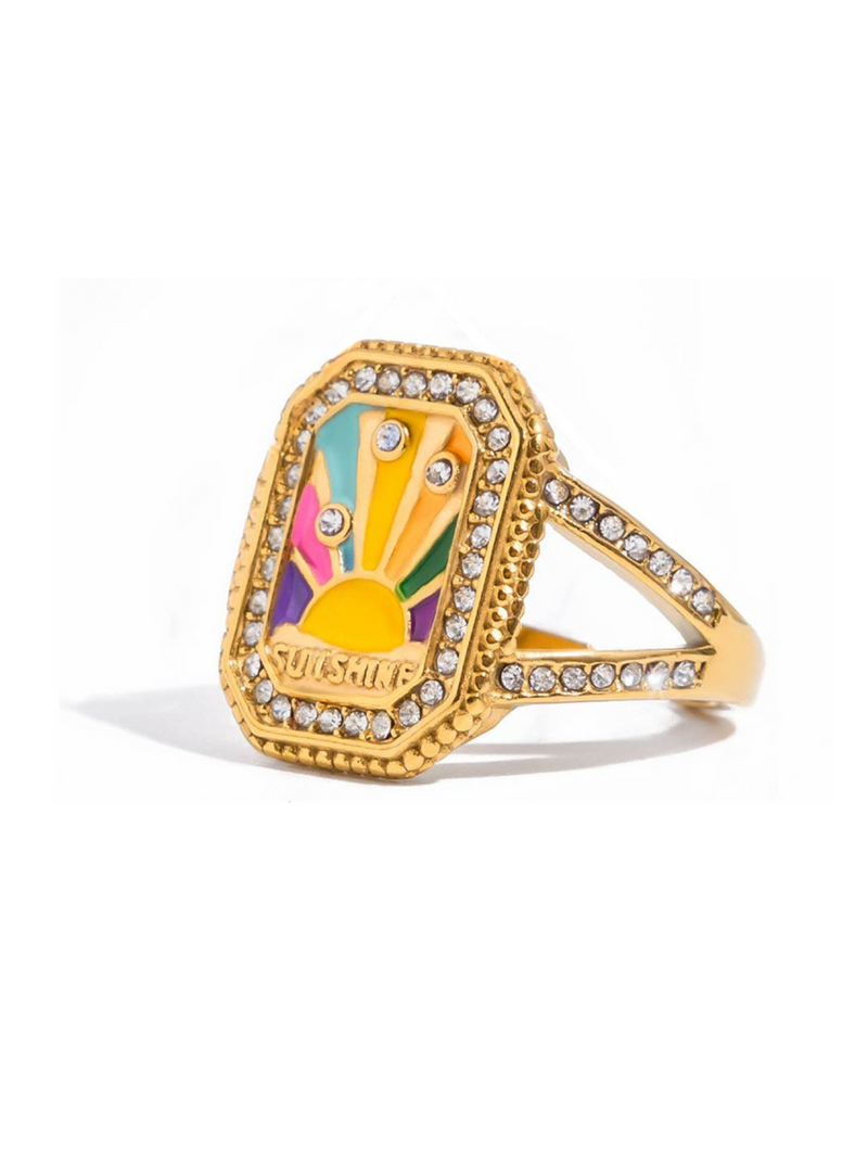 Blakelee Modern Emblem Ring