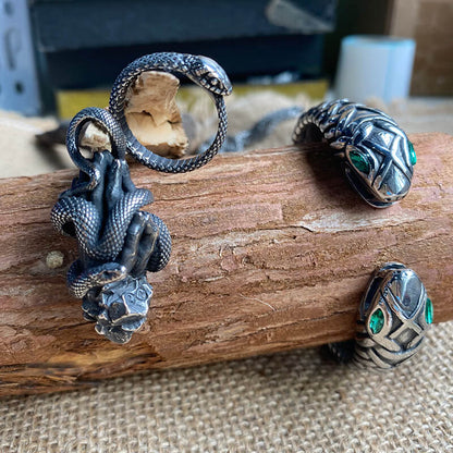 3 Pcs Ouroboros Snake Jewelry Set