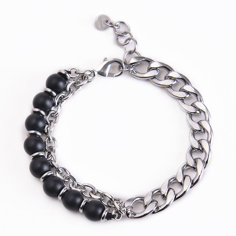 8mm Tiger Eye Picasso Jasper Energy Bracelet