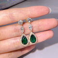 Enchanted Gemlight Emerald Earrings