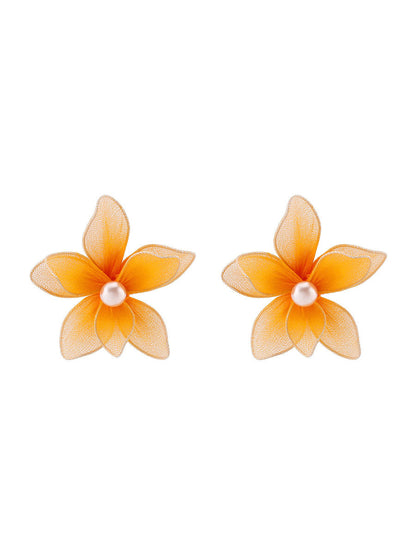 Flower Shape Earrings Accessories