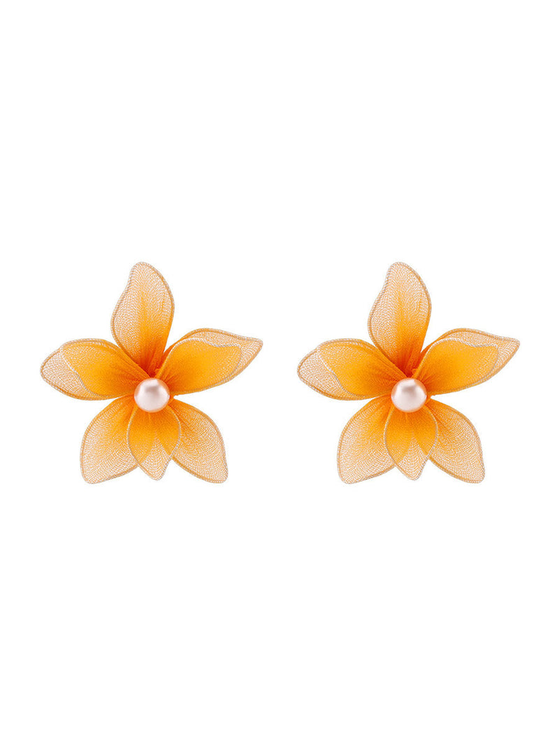 Flower Shape Earrings Accessories